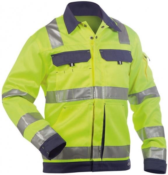 DASSY-Warnschutz, Jacke DUSSELDORF , gelb/dunkelblau