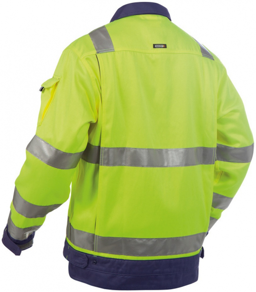 DASSY-Warnschutz, Jacke DUSSELDORF , gelb/dunkelblau