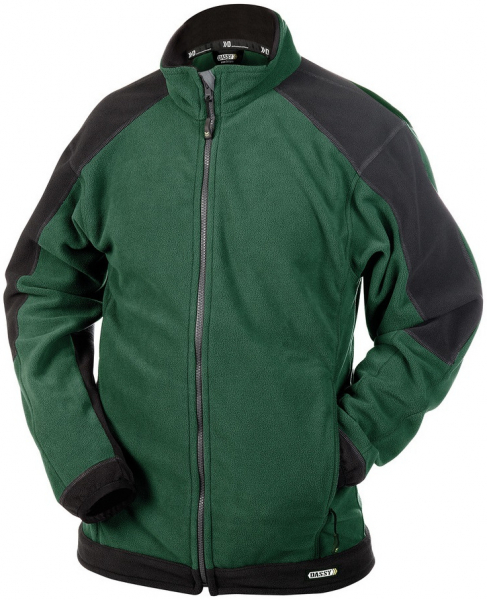 DASSY-Workwear, Fleecejacke KAZAN, grün/schwarz