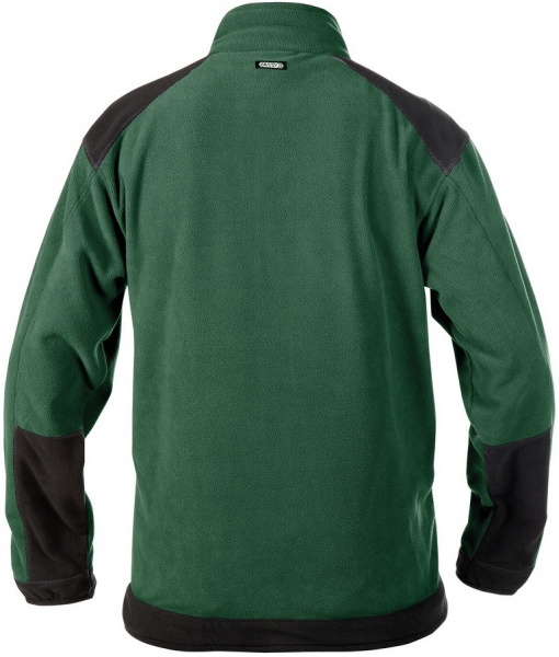 DASSY-Workwear, Fleecejacke KAZAN, grün/schwarz