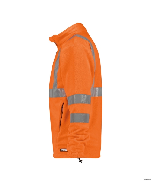 DASSY-Warnschutz, Fleecejacke KALUGA , orange