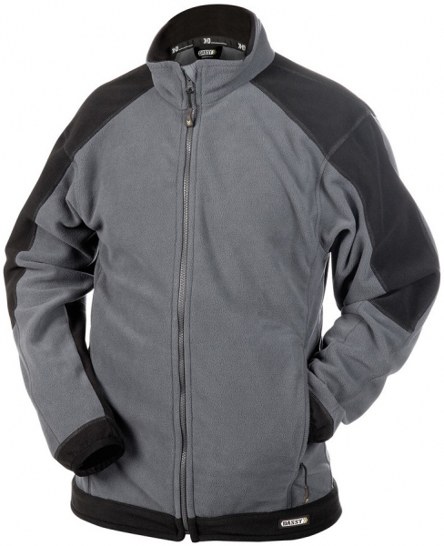 DASSY-Workwear, Damen-Fleecejacke KAZAN, grau/schwarz