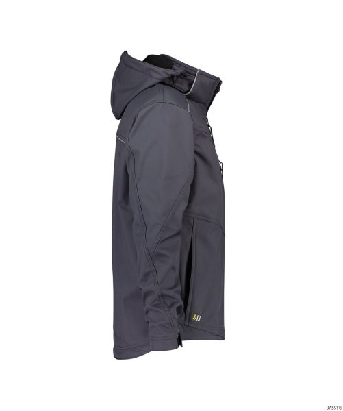 DASSY-Workwear, Softshell-Jacke TAVIRA , grau