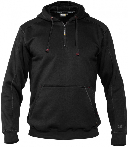 DASSY-Workwear, Kapuzensweatshirt INDY, schwarz
