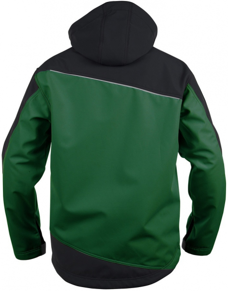 DASSY-Workwear, Softshell-Jacke JAKARTA , grün/schwarz