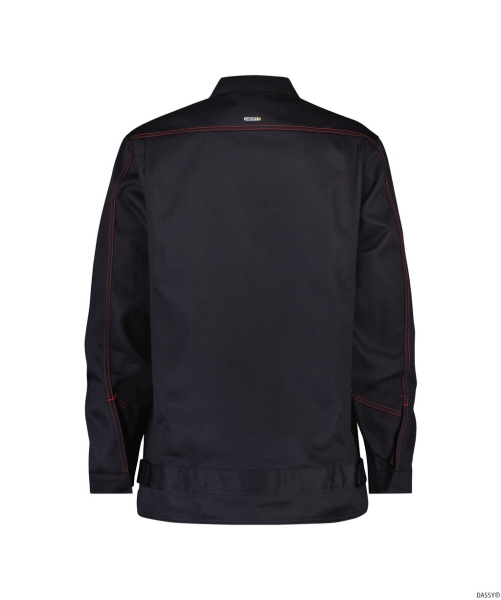 DASSY-Schweißer-Schutz, Flammhemmende Arbeitsjacke MONTANA , schwarz