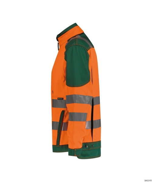 DASSY-Warnschutz, Arbeitsjacke ORLANDO, orange/grün