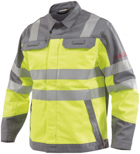 DASSY-Warnschutz, Arbeitsjacke FRANKLIN gelb/grau