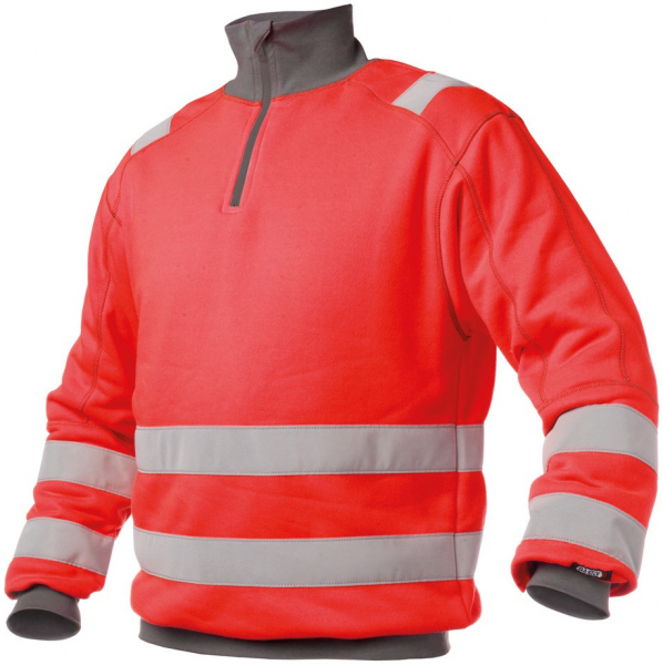Sweater DENVER , rot/grau
