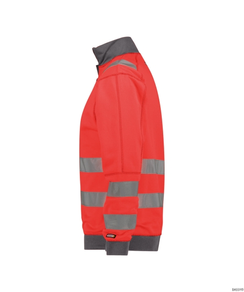 Sweater DENVER , rot/grau