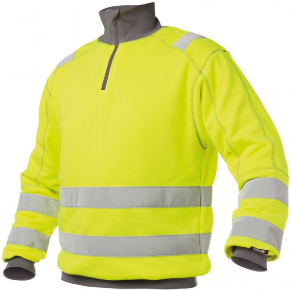 DASSY-Warnschutz, Sweater DENVER , gelb/grau