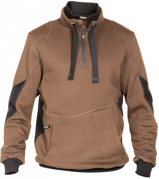 DASSY-Workwear, Sweatshirt STELLAR, braun/grau