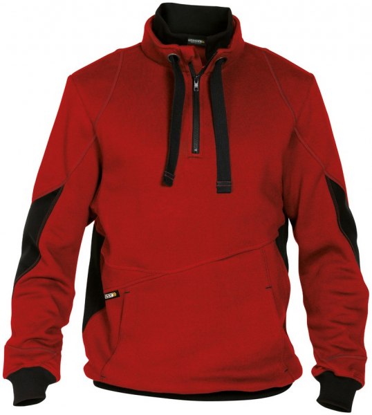 DASSY-Workwear, Sweatshirt STELLAR, rot/schwarz