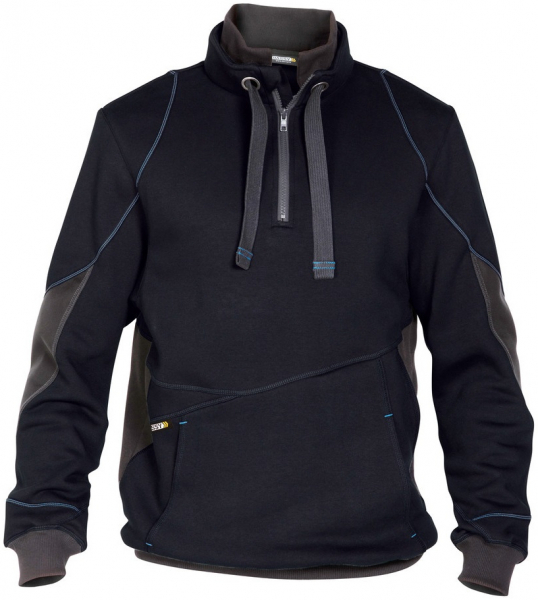 DASSY-Workwear, Sweatshirt STELLAR, dunkelblau/grau