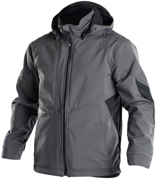 DASSY-Workwear, Softshell-Jacke GRAVITY, grau/schwarz