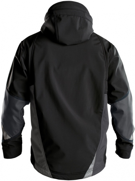 DASSY-Workwear, Softshell-Jacke GRAVITY, schwarz/grau
