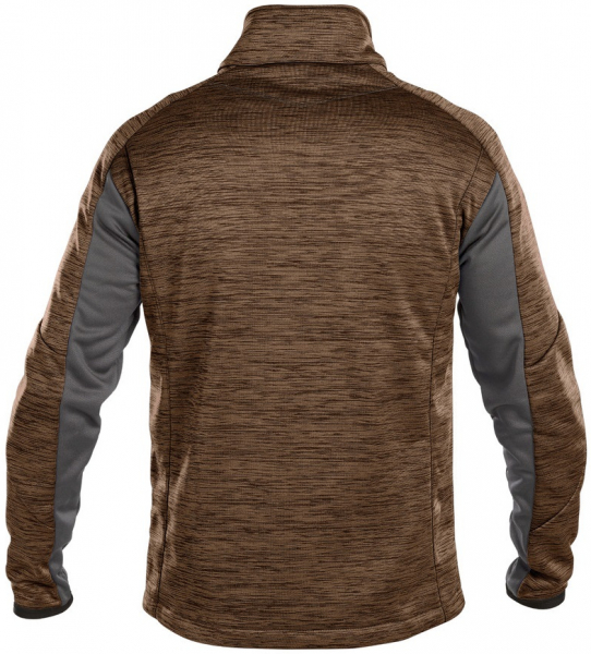 DASSY-Workwear, Fleecejacke Convex, braun/grau