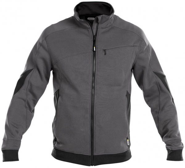 DASSY-Workwear, Sweatshirt VELOX, grau/schwarz