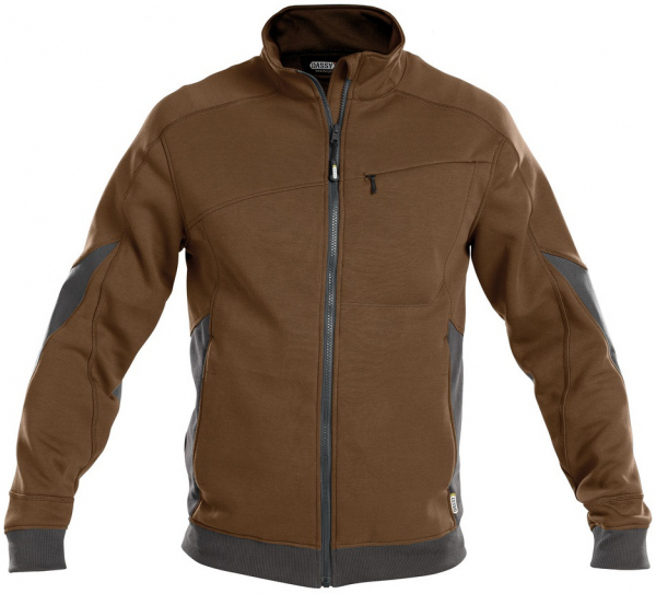 DASSY-Workwear, Sweatshirt VELOX, braun/grau