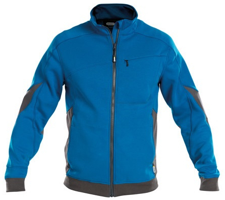 DASSY-Workwear, Sweatshirt VELOX, kornblau/grau