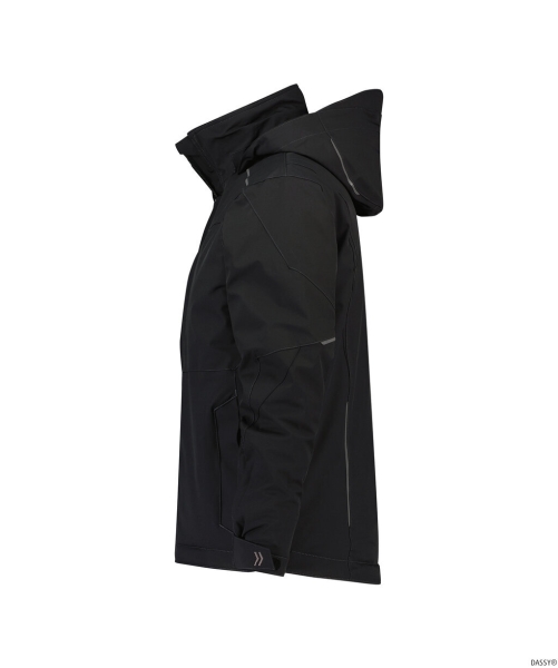 DASSY-Stretch-Winterjacke NORDIX, schwarz