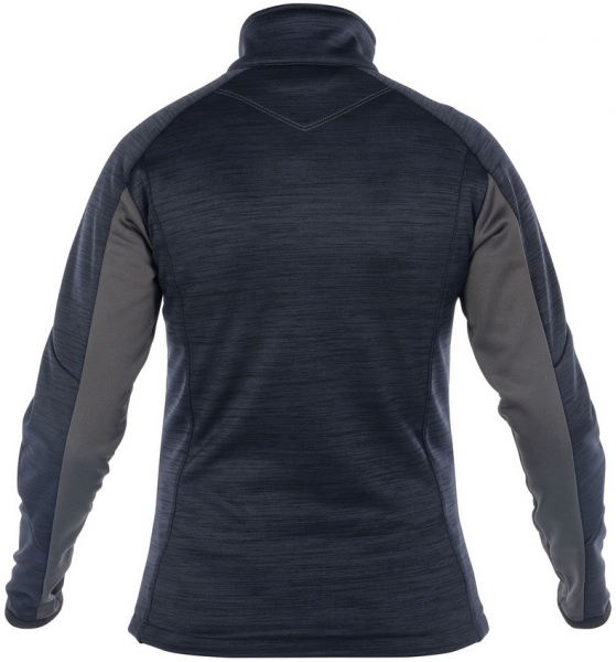 DASSY-Workwear, Damen-Fleecejacke CONVEX, blau/grau