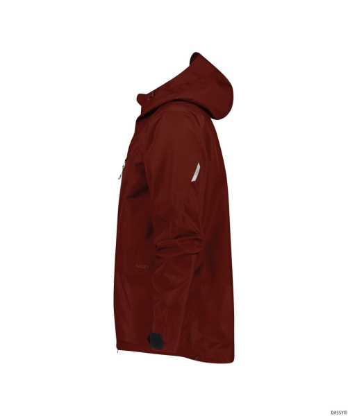 DASSY-Regenjacke VIRUNGA, 170g/m², gebranntes ziegelrot