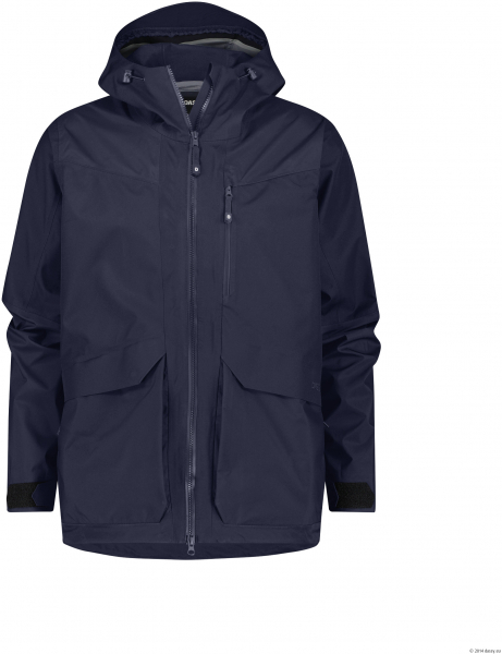 DASSY-Regenjacke VIRUNGA, 170g/m², nachtblau