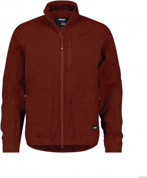 DASSY-Midlayer-Jacke SINTRA, 280g/m², gebranntes Ziegelrot