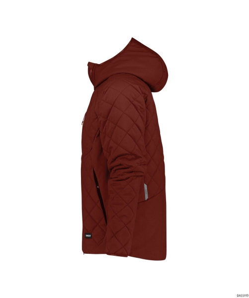 DASSY-Thermojacke TAMA, 90g/m², gebranntes Ziegelrot