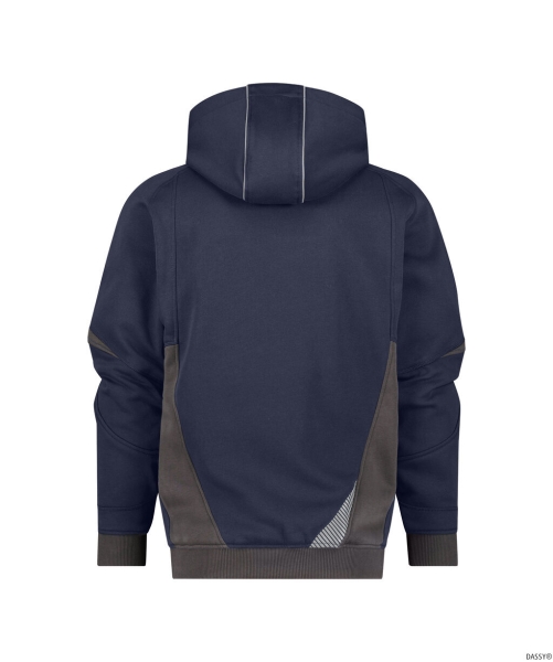 DASSY-Kapuzensweatshirt, LUNAX, nachtblau/anthrazitgrau