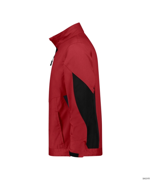 DASSY® Atom Next Arbeitsjacke, rot/schwarz