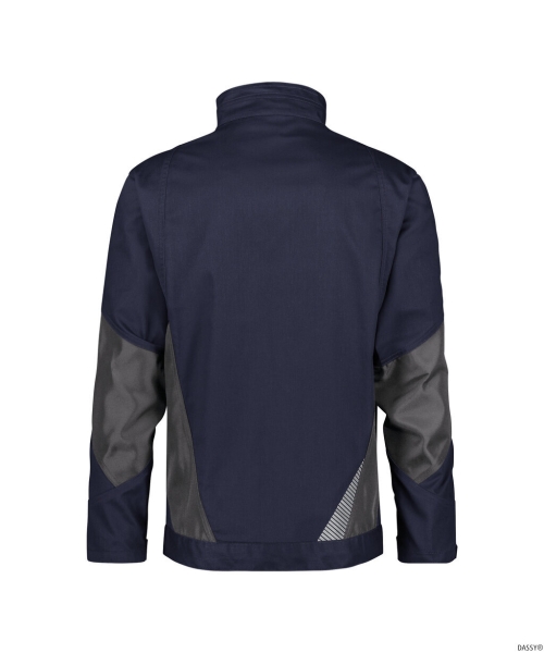 DASSY® Atom Next Arbeitsjacke, nachtblau/anthrazitgrau