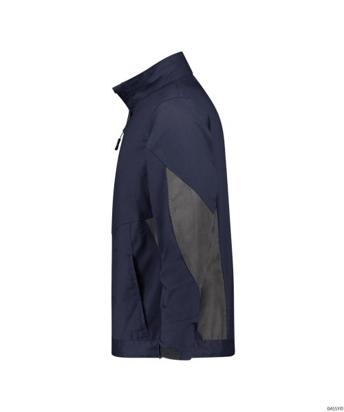 DASSY® Atom Next Arbeitsjacke, nachtblau/anthrazitgrau