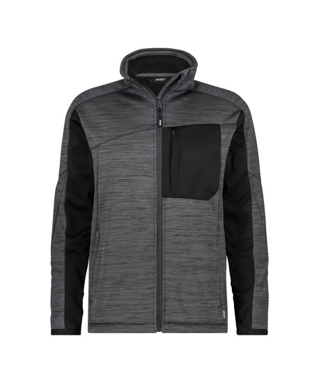 DASSY-Midlayer Jacke, CONVEX NEXT, anthrazitgrau/schwarz