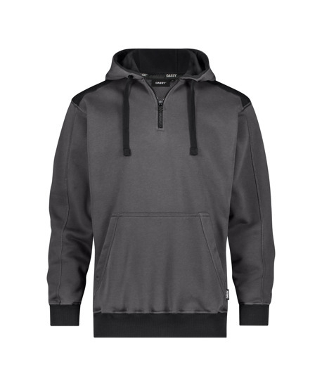 DASSY-Kapuzenshirt, INDY NEXT, anthrazitgrau/schwarz