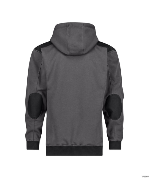 DASSY-Kapuzenshirt, INDY NEXT, anthrazitgrau/schwarz