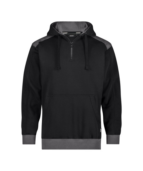 DASSY-Kapuzenshirt, INDY NEXT, schwarz/anthrazitgrau