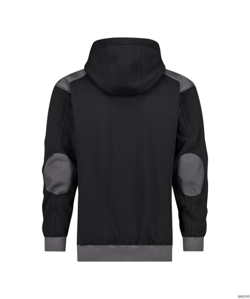 DASSY-Kapuzenshirt, INDY NEXT, schwarz/anthrazitgrau