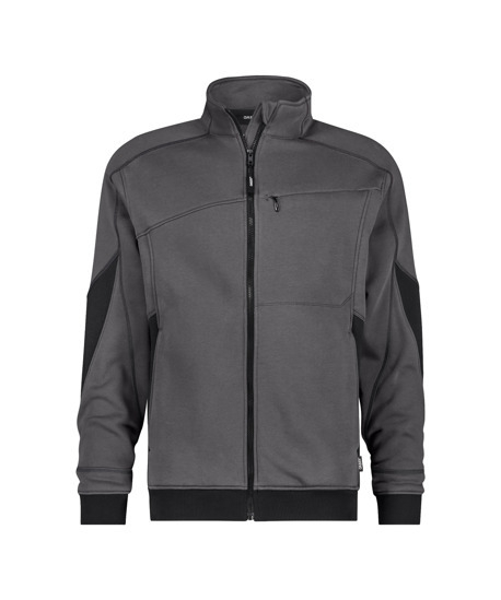 DASSY-Sweatshirt, Velox NEXT, anthrazitgrau/schwarz