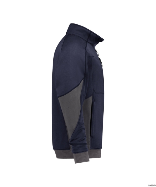 DASSY-Sweatshirt, Velox NEXT, nachtblau/anthrazitgrau