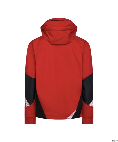 DASSY-Softshell-Jacke, GRAVITY NEXT, rot/schwarz
