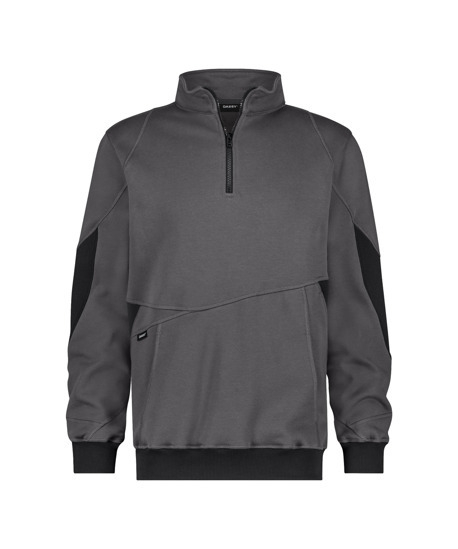 DASSY-Sweatshirt, HYRAX NEXT, anthrazitgrau/schwarz