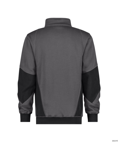 DASSY-Sweatshirt, HYRAX NEXT, anthrazitgrau/schwarz