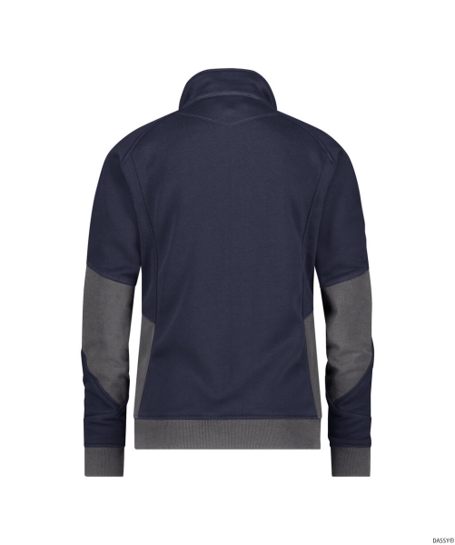 DASSY-Damen-Sweatshirt für Damen, VELOX NEXT, nachtblau/anthrazitgrau
