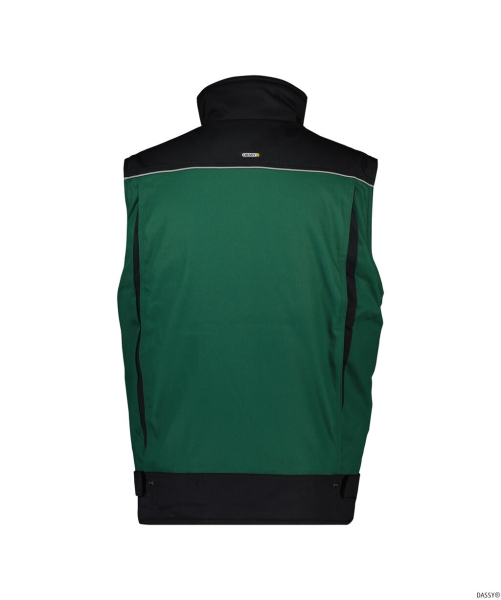 DASSY-Workwear, Weste HULST, grün/schwarz