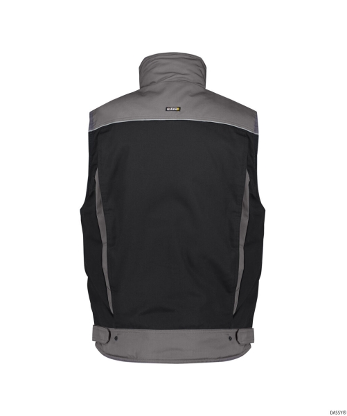 DASSY-Workwear, Weste HULST, schwarz/grau