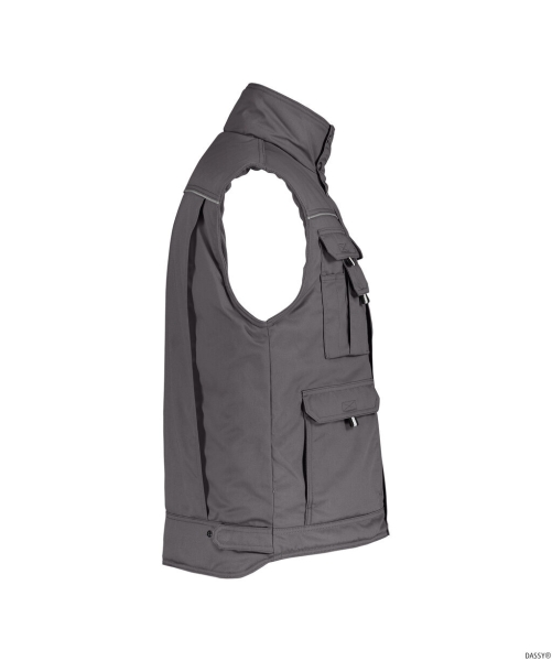 DASSY-Workwear, Winter-Weste MONS , grau