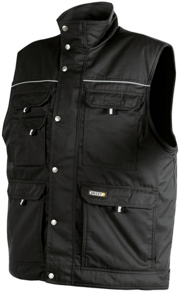 DASSY-Workwear, Winter-Weste MONS , schwarz