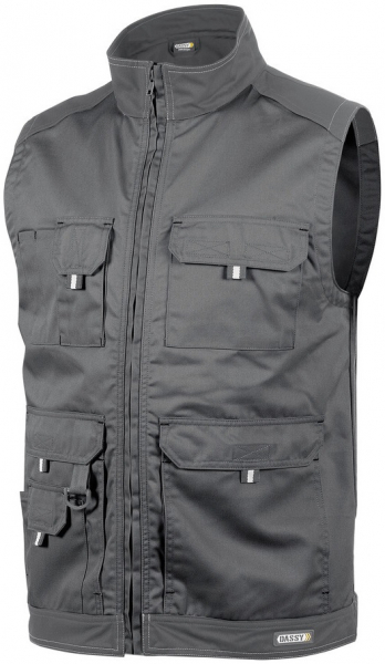 DASSY-Workwear, Sommerweste AVILA , grau